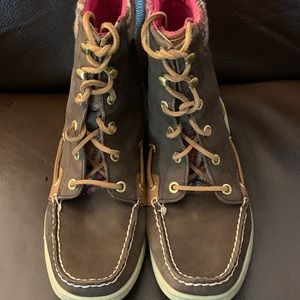 Ladies leather Sperry TopSider boots